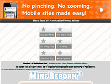 Tablet Screenshot of hempwines.com